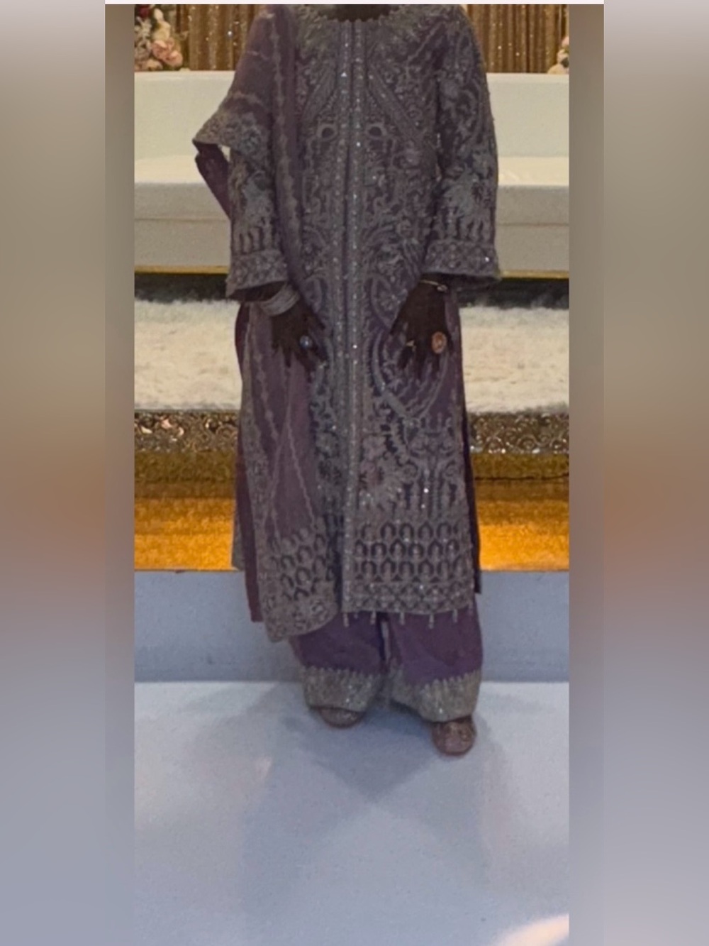 *reposh* Salwar Kameez-lavender with good details